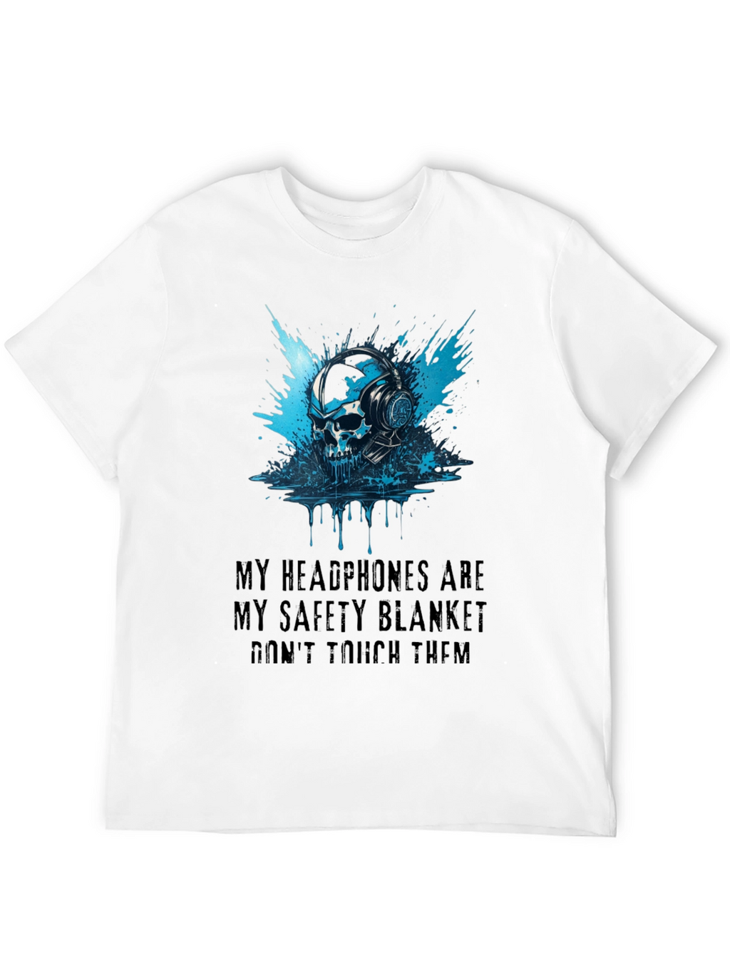 Skull Headphone Graphic Tee