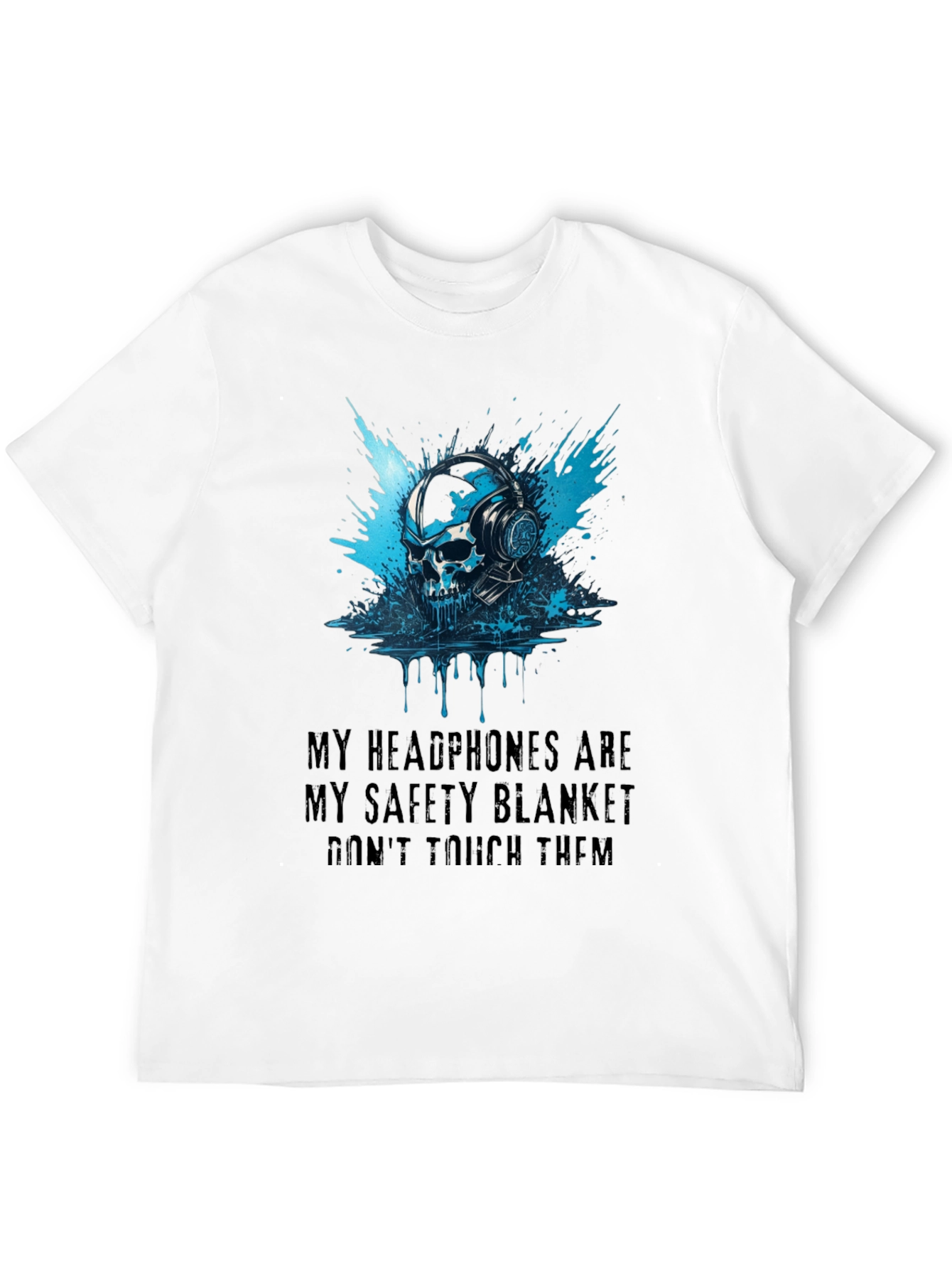 Skull Headphone Graphic Tee