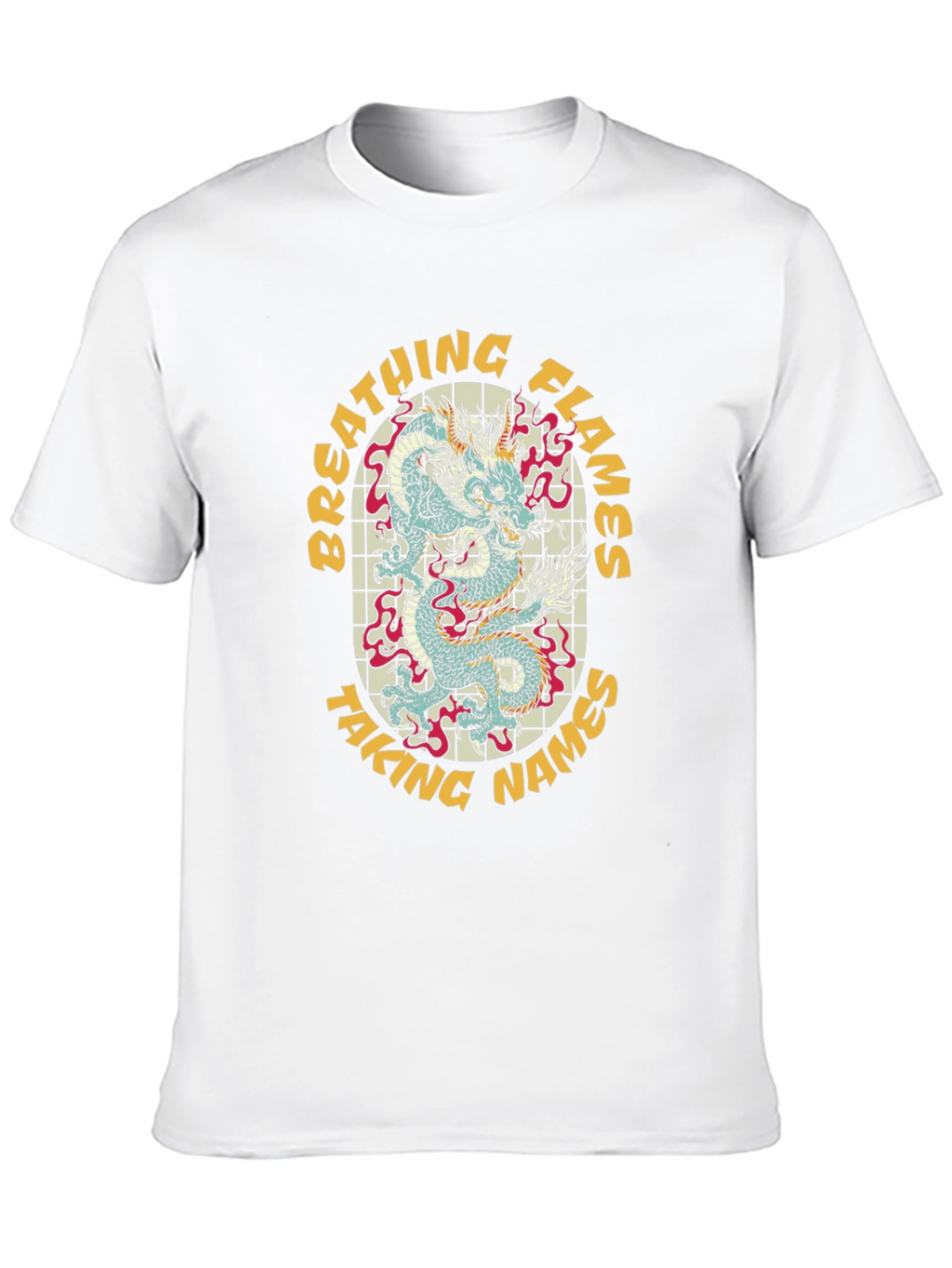 Dragon Flames Graphic T-Shirt