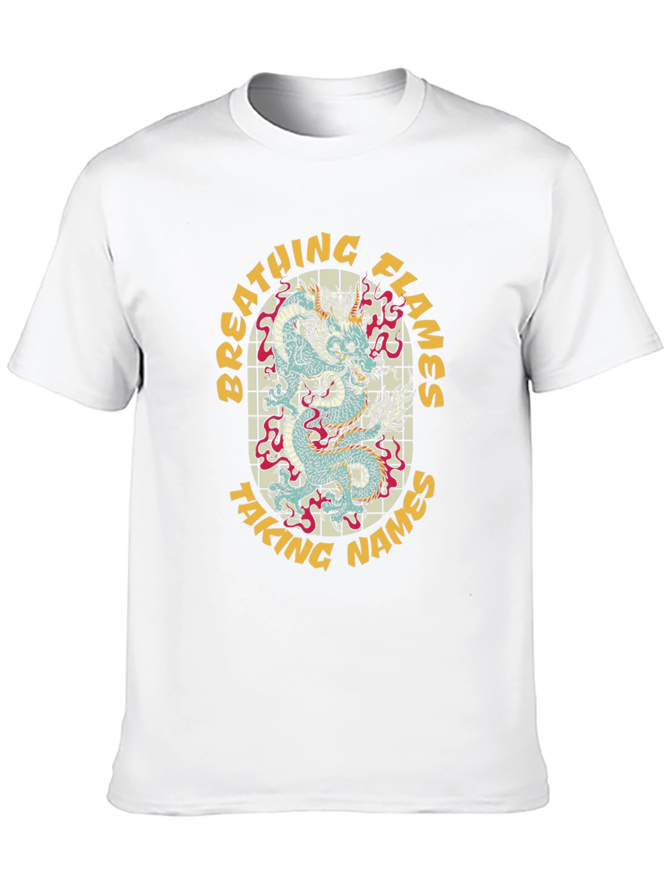 Dragon Flames Graphic T-Shirt