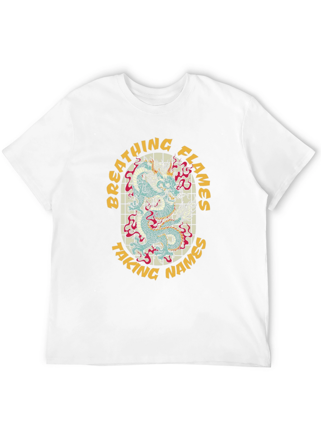Dragon Flames Graphic T-Shirt