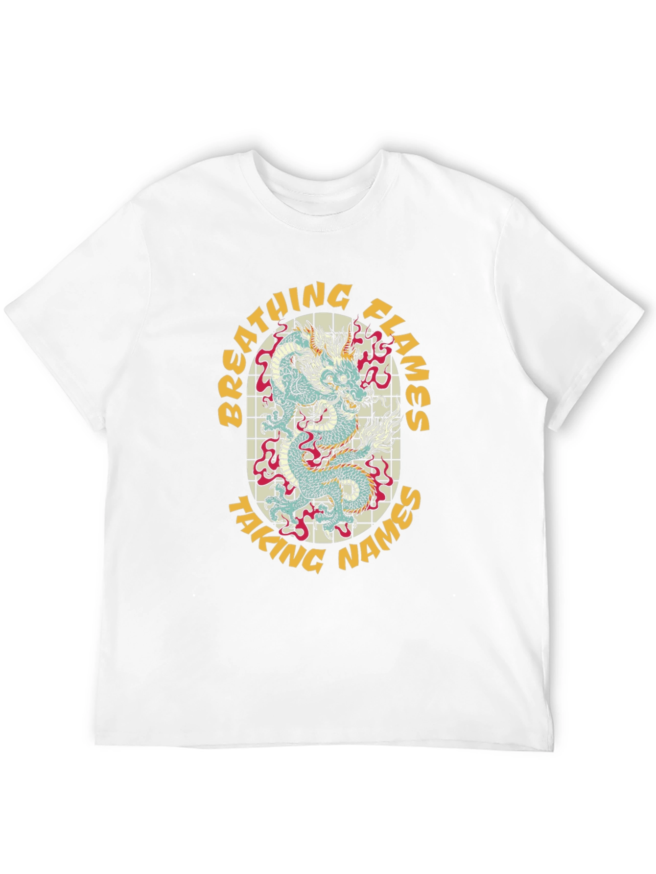 Dragon Flames Graphic T-Shirt