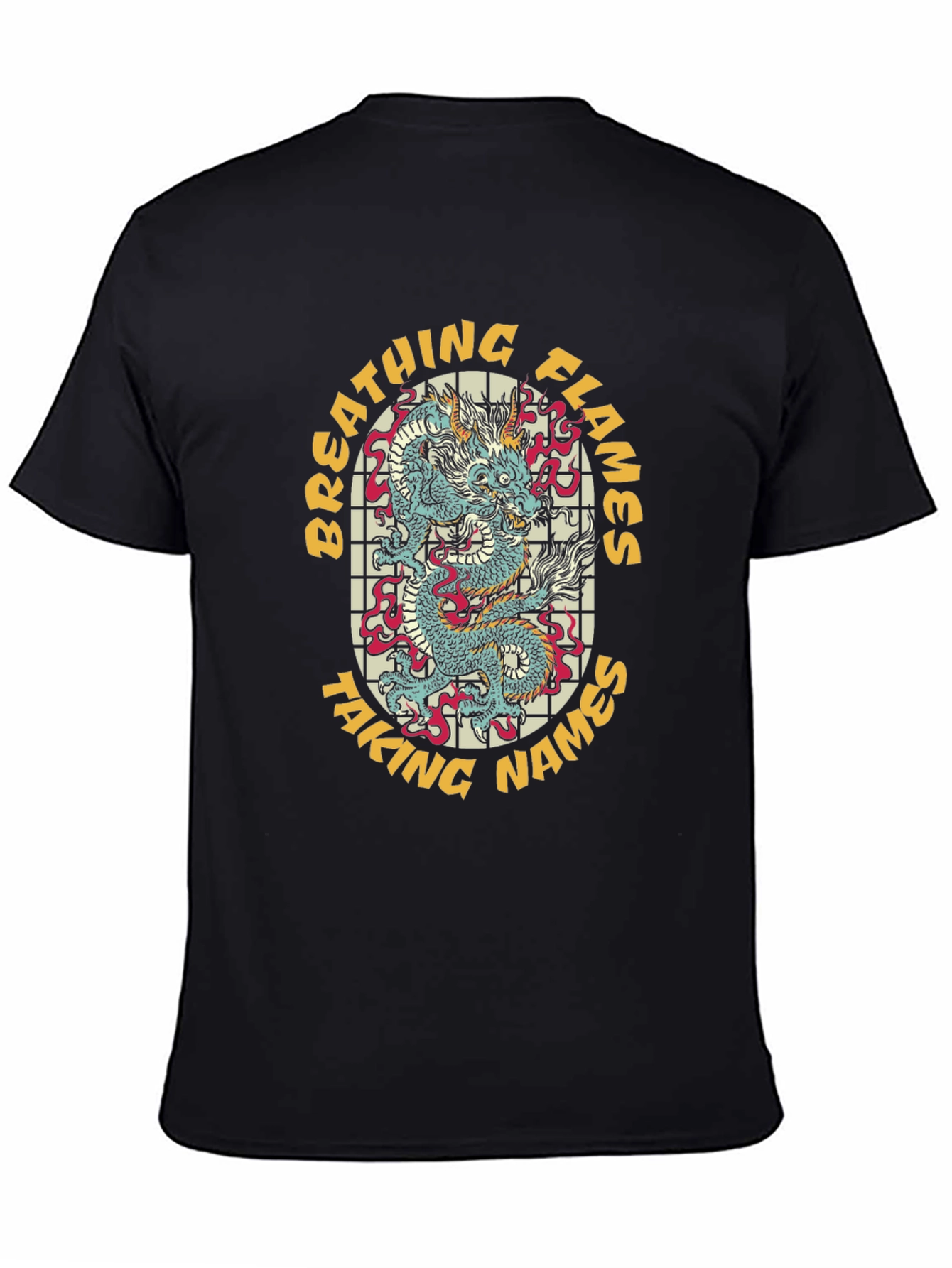 Dragon Flames Graphic T-Shirt