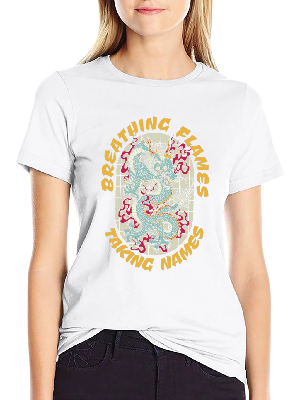 Dragon Flames Graphic T-Shirt