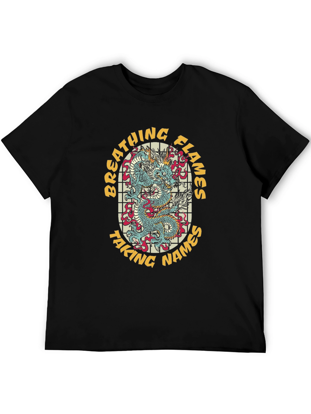 Dragon Flames Graphic T-Shirt