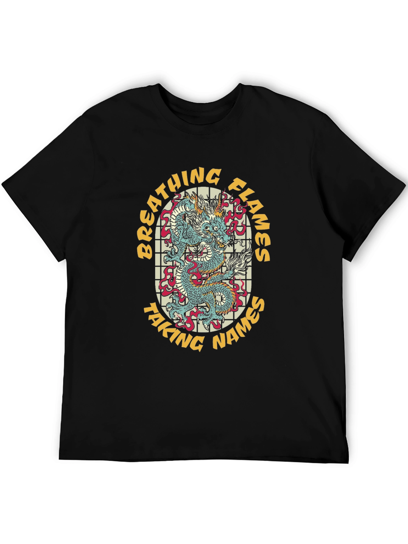 Dragon Flames Graphic T-Shirt