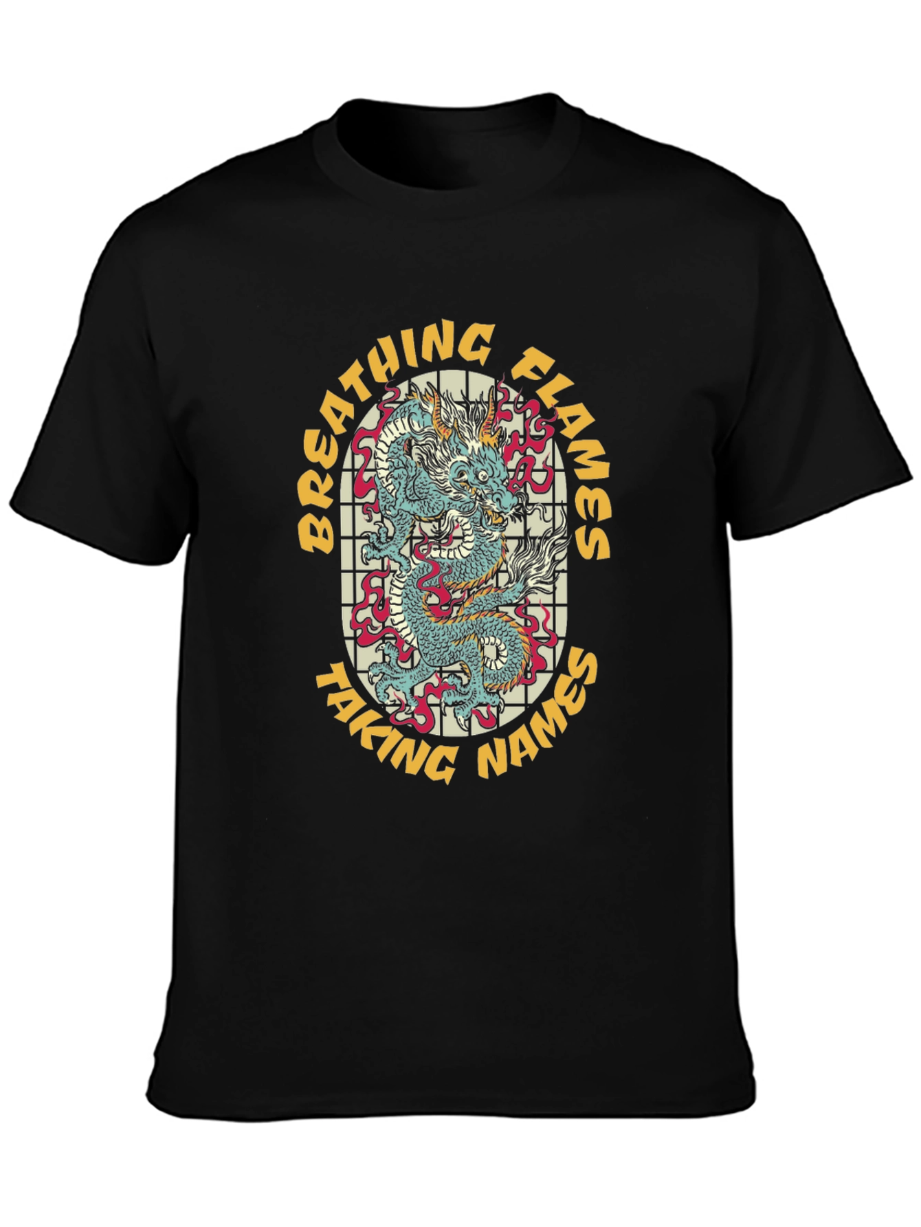 Dragon Flames Graphic T-Shirt