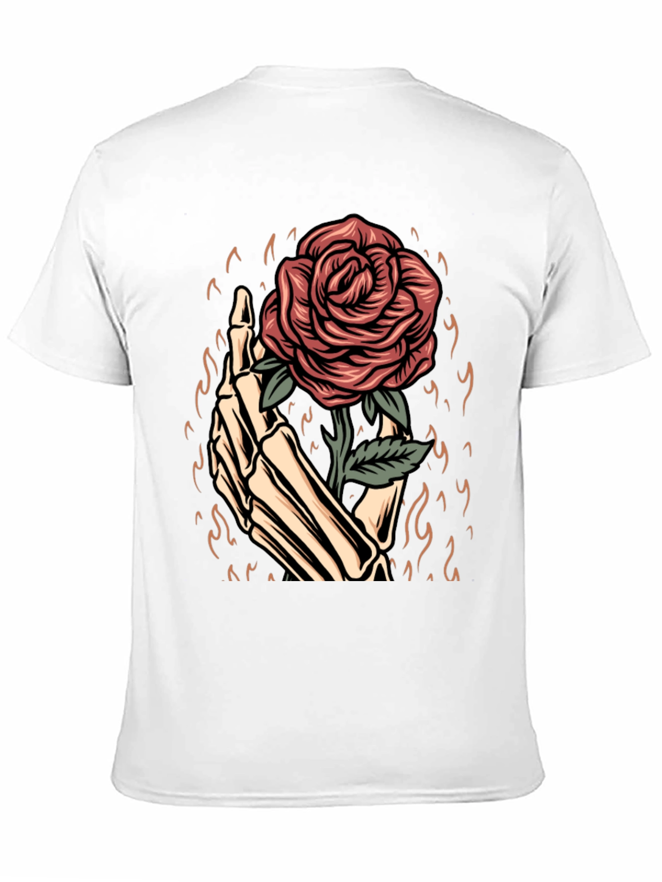 Rose in Hand Graphic Tee