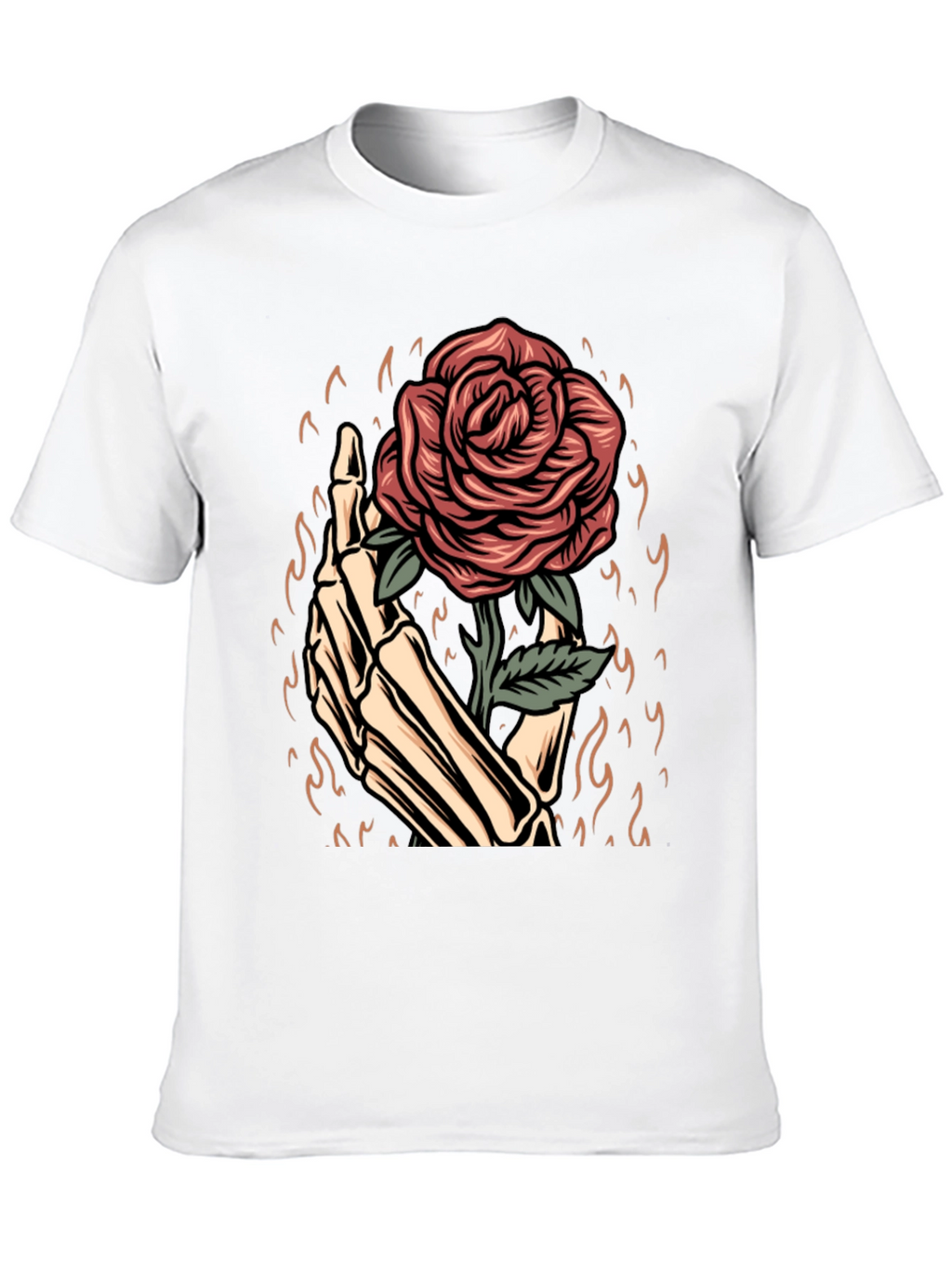 Rose in Hand Graphic Tee