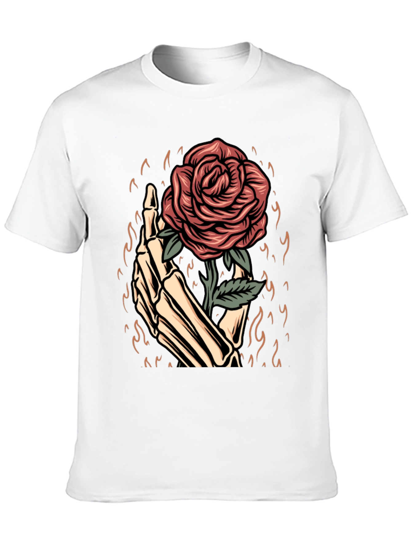 Rose in Hand Graphic Tee