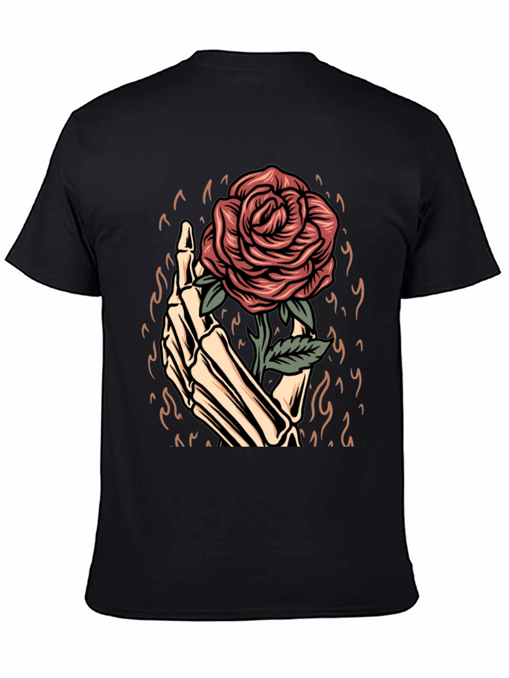 Rose in Hand Graphic Tee