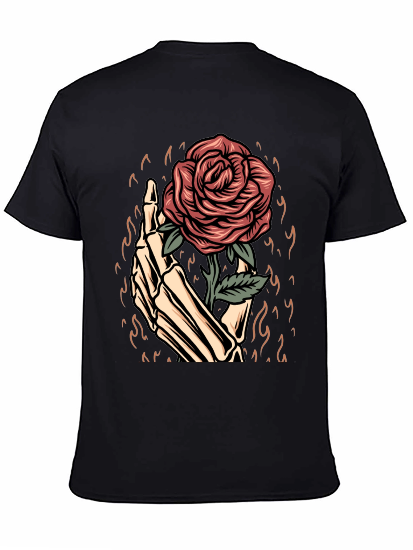 Rose in Hand Graphic Tee