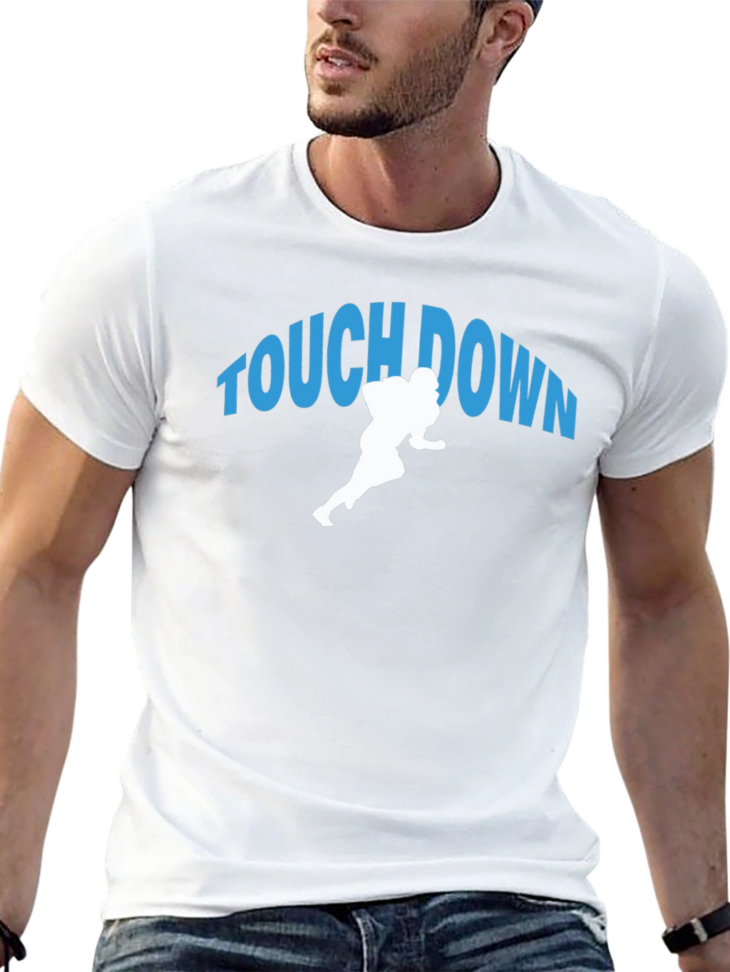 Touchdown Graphic Tee - Football Fan T-Shirt
