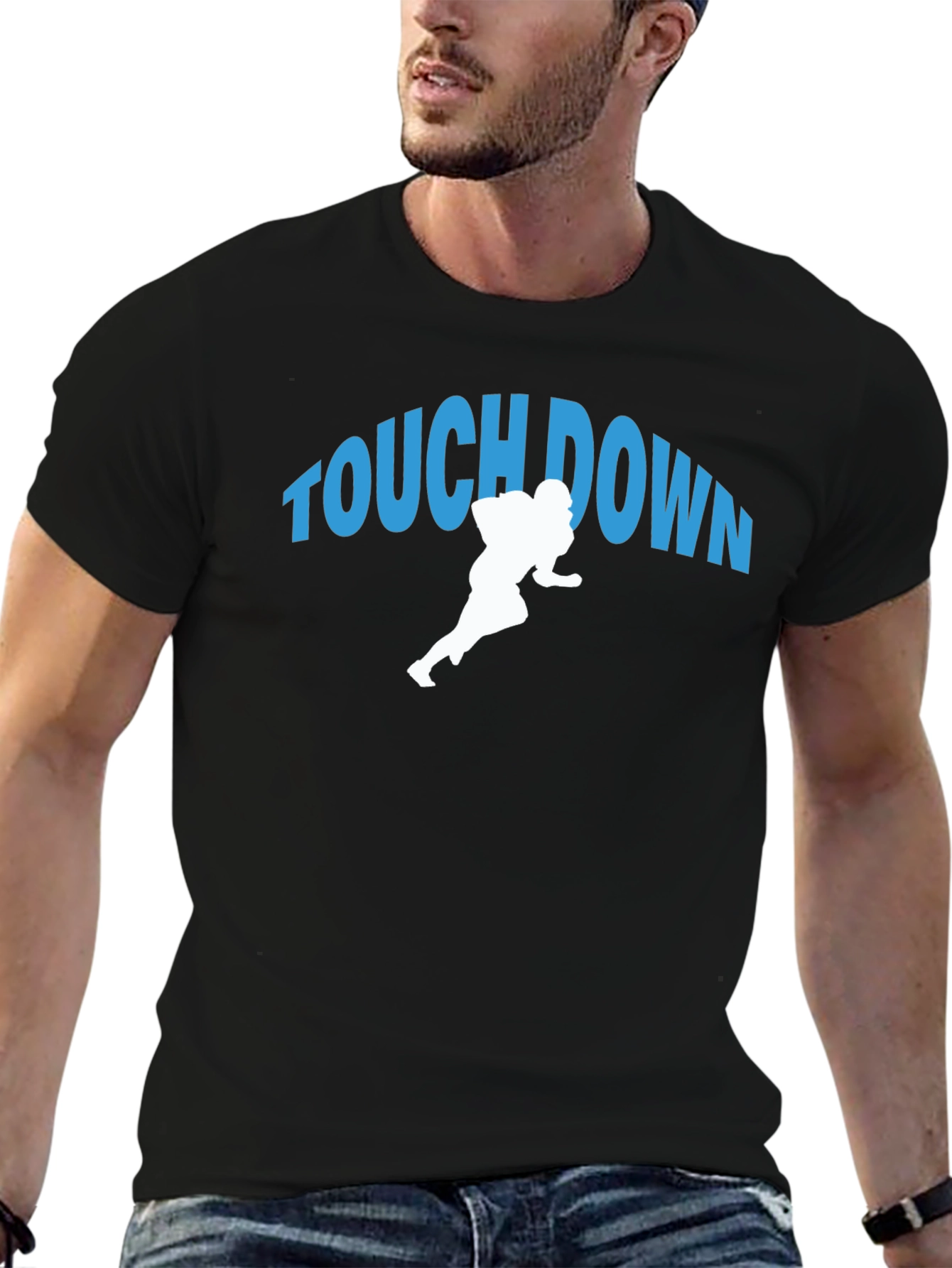 Touchdown Graphic Tee - Football Fan T-Shirt