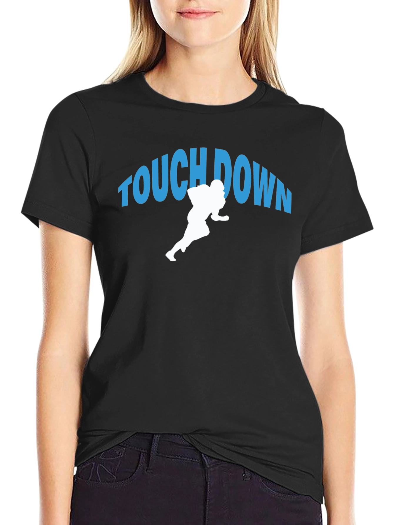 Touchdown Graphic Tee - Football Fan T-Shirt