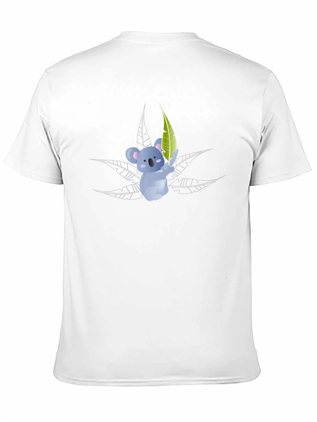 Koala Bear Graphic T-Shirt - Black Cotton Tee