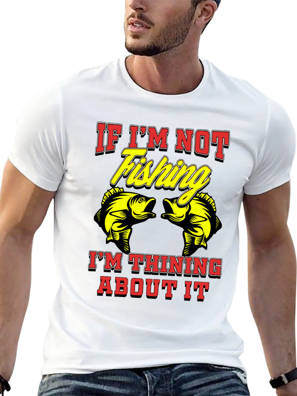 Fishing T-Shirt - If Im Not Fishing Graphic Tee