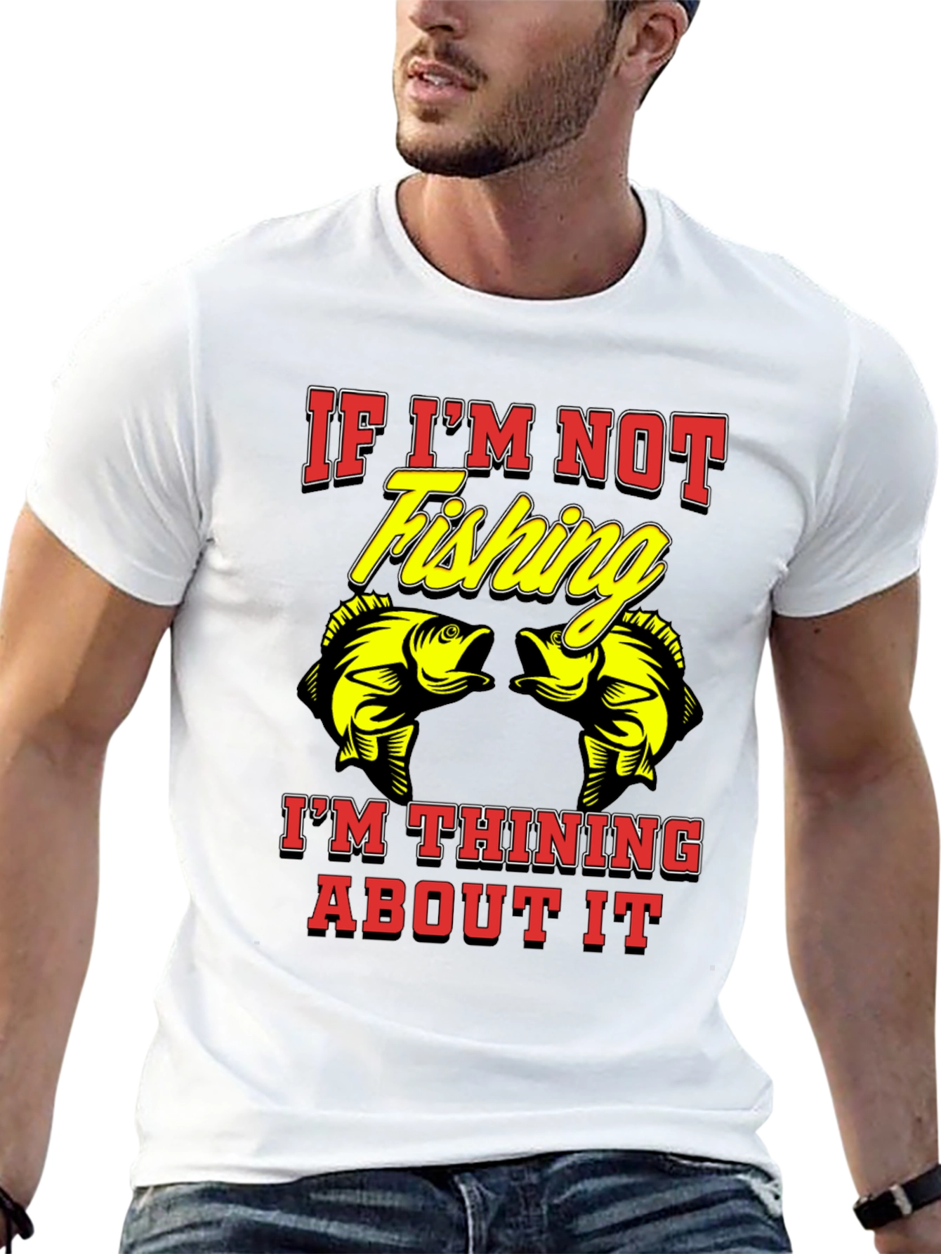 Fishing T-Shirt - If Im Not Fishing Graphic Tee