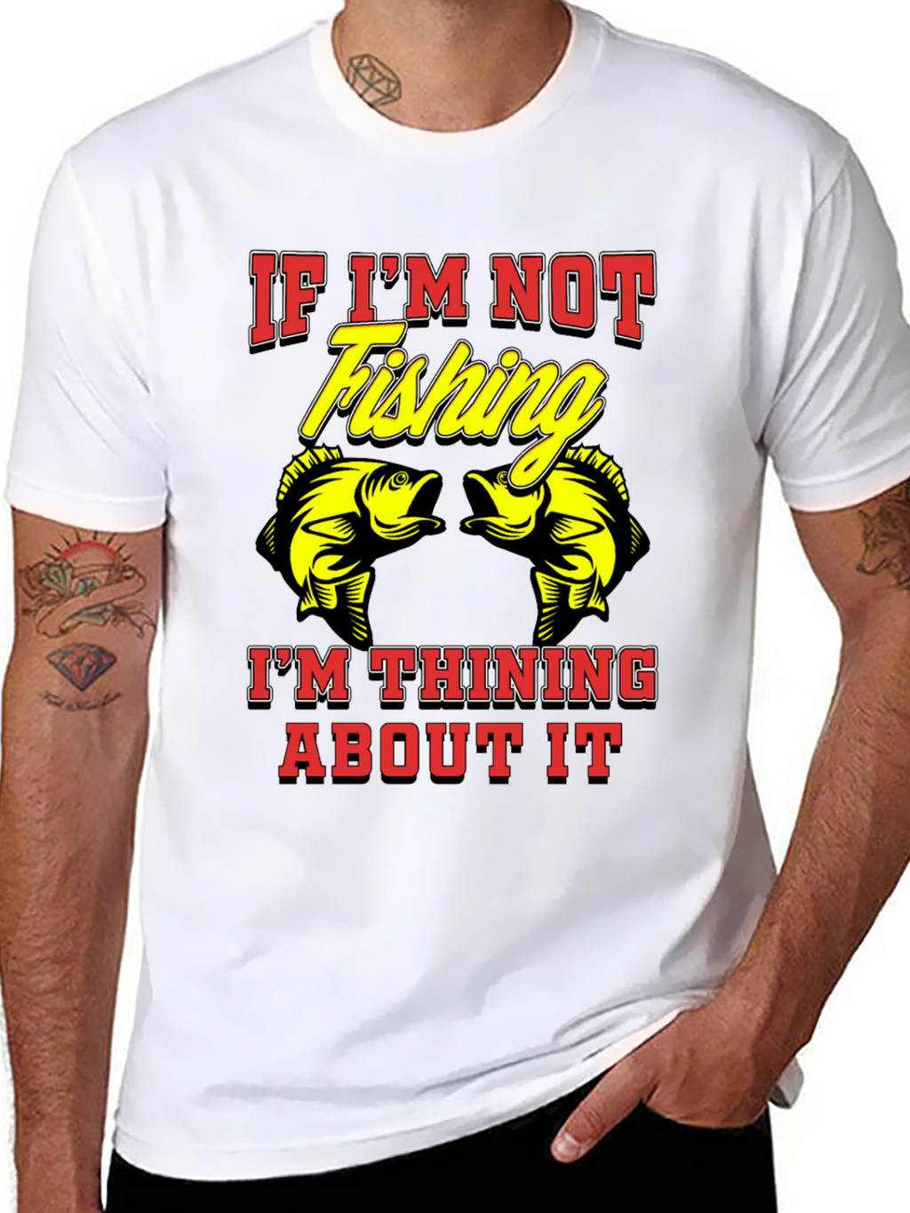 Fishing T-Shirt - If Im Not Fishing Graphic Tee