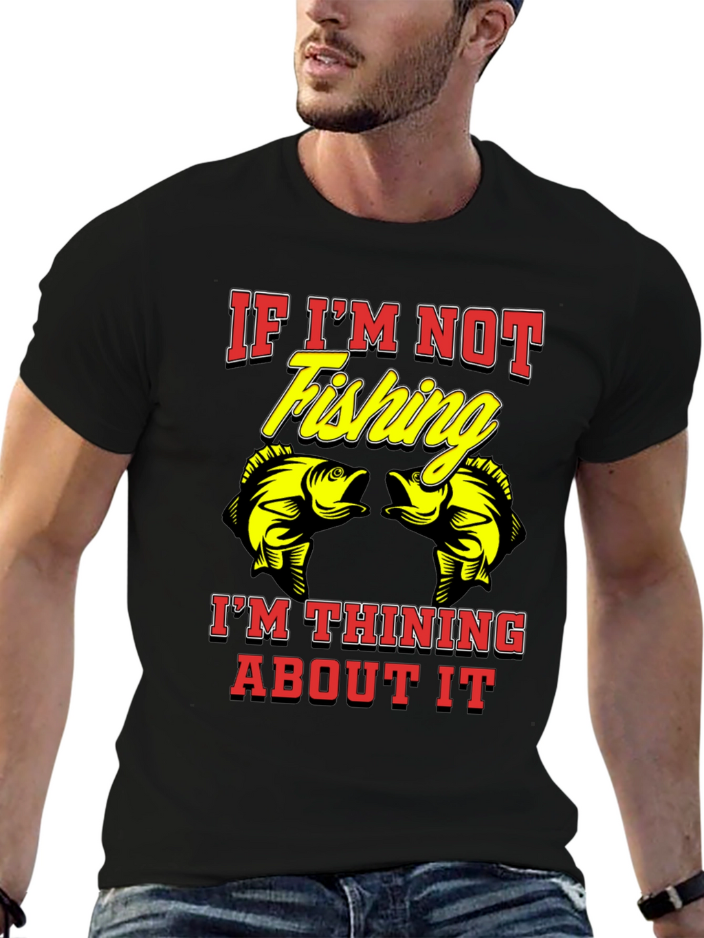 Fishing T-Shirt - If Im Not Fishing Graphic Tee