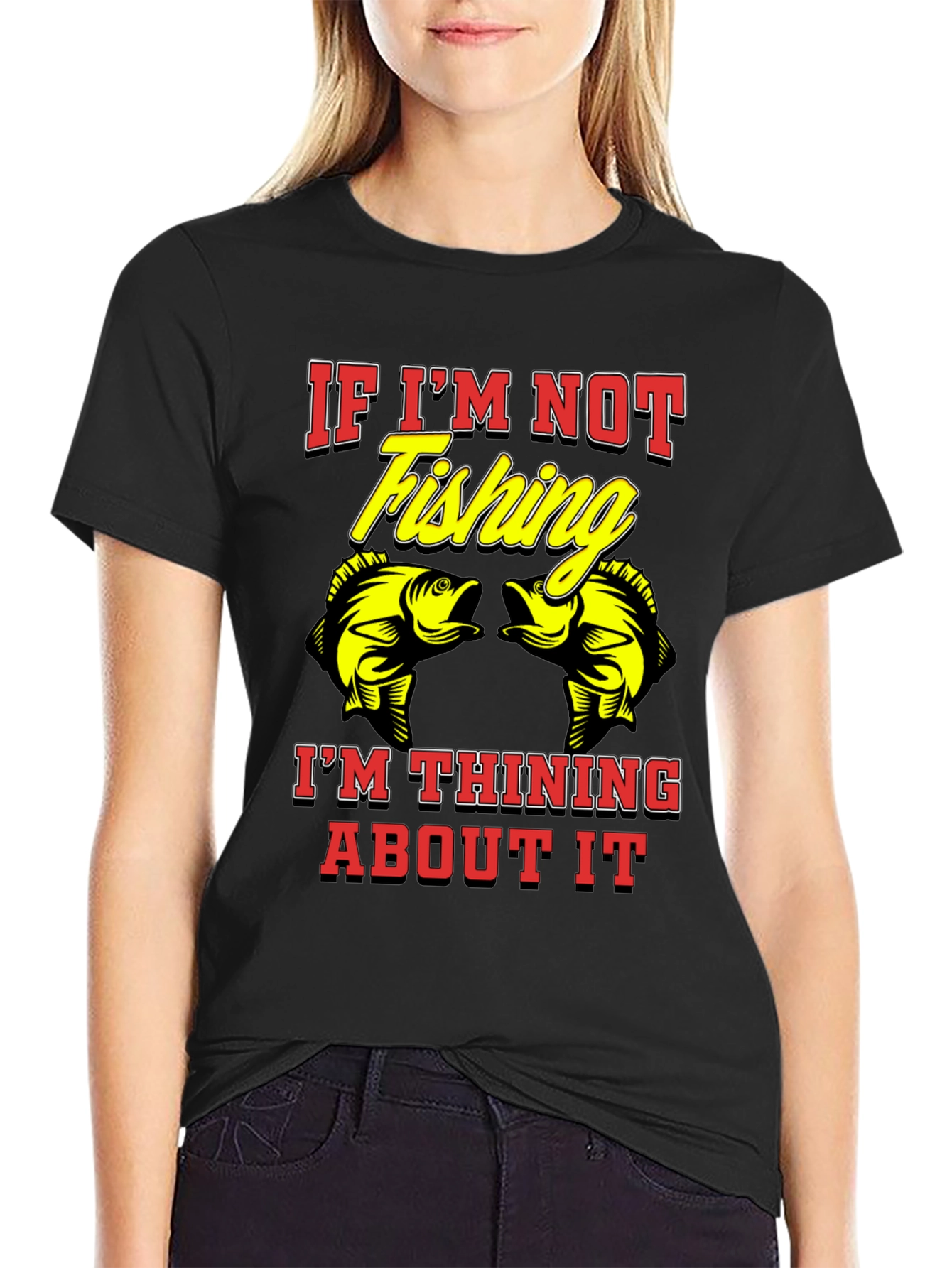 Fishing T-Shirt - If Im Not Fishing Graphic Tee