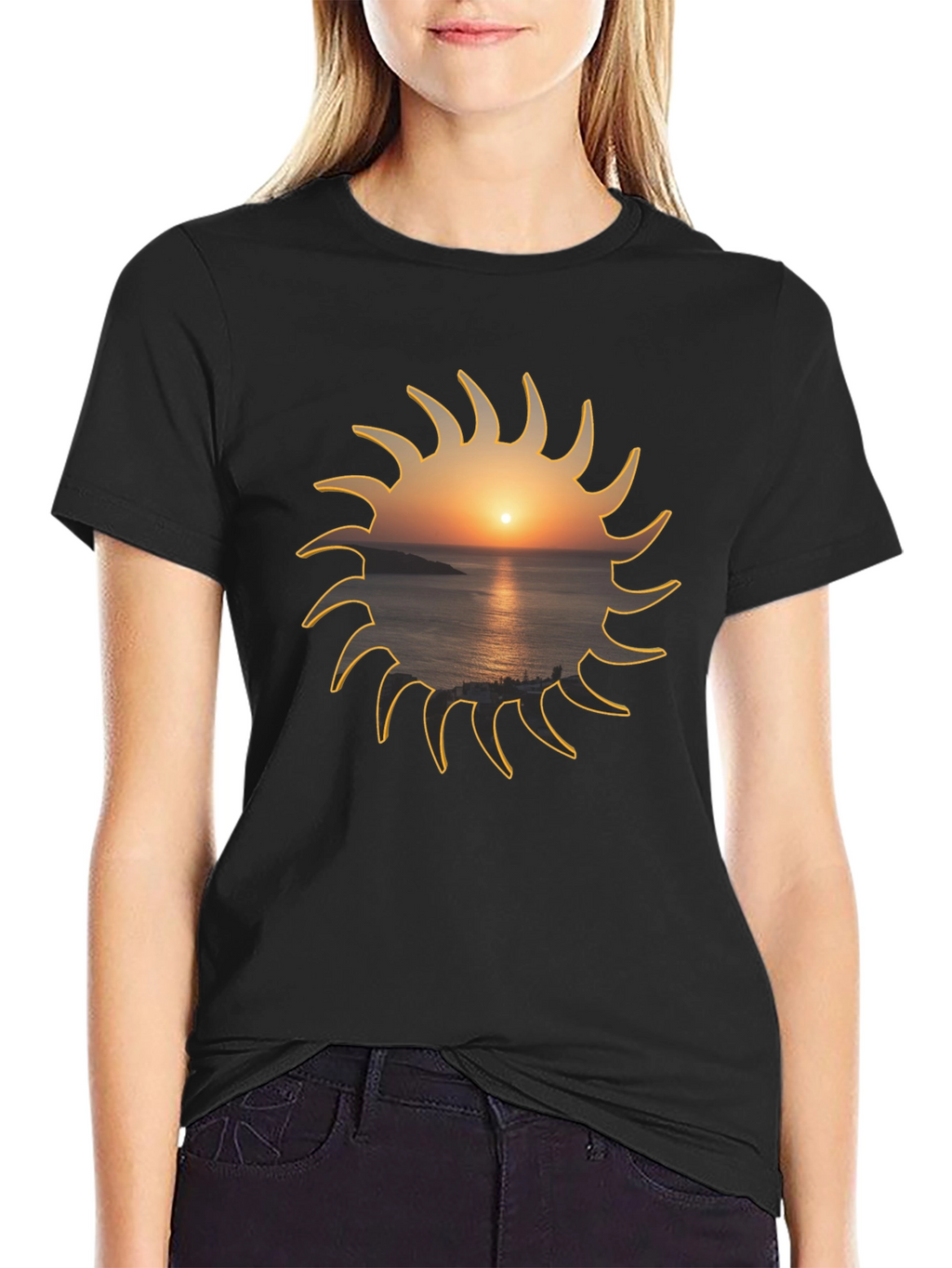 Sunset Horizon Graphic T-Shirt