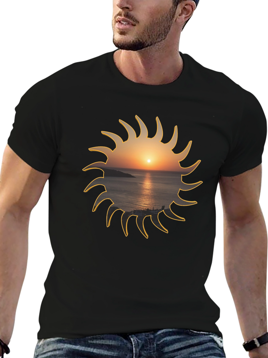 Sunset Horizon Graphic T-Shirt