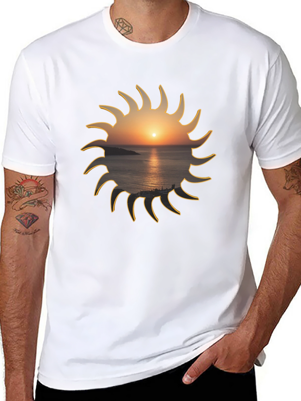 Sunset Horizon Graphic T-Shirt