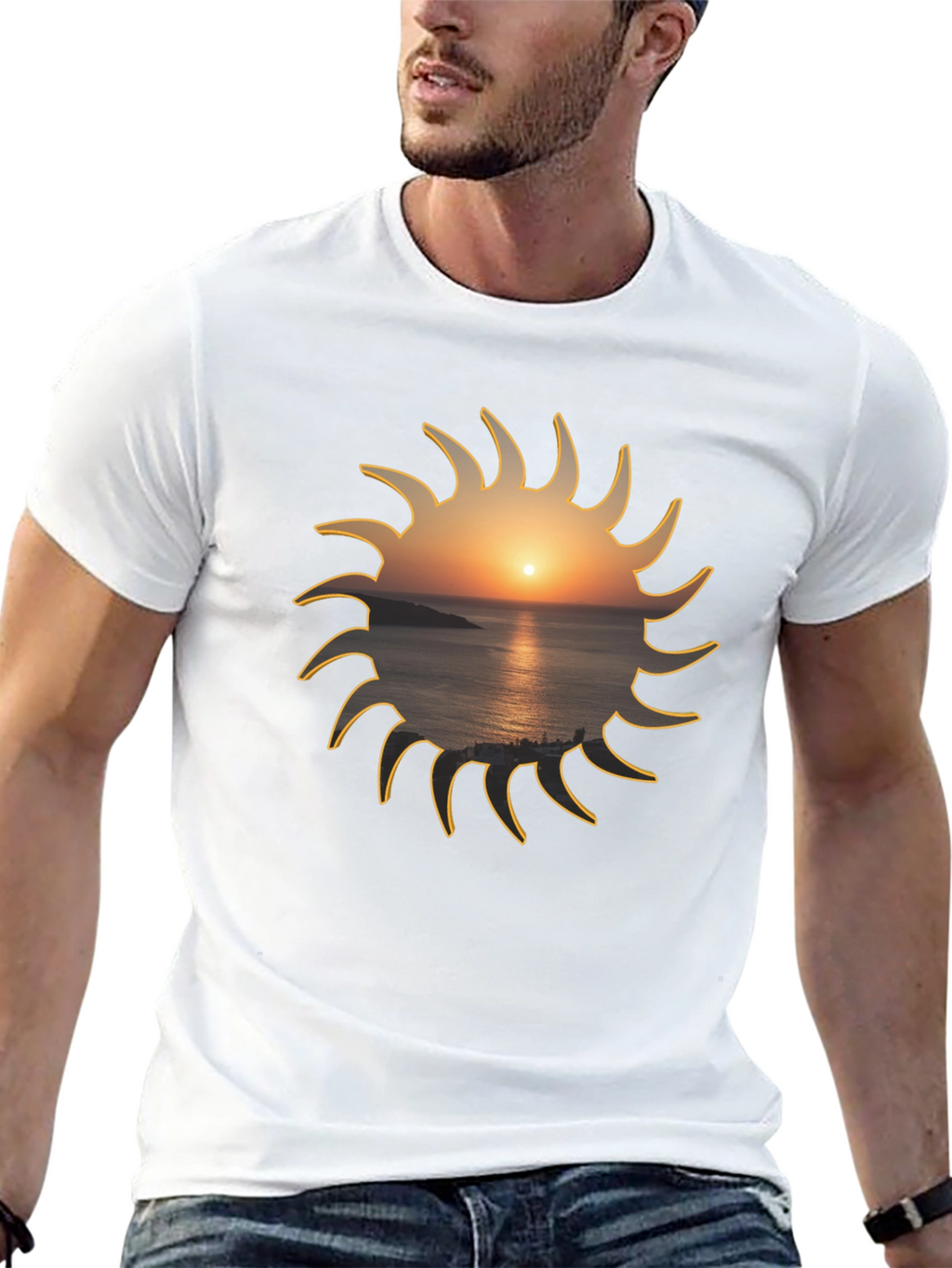 Sunset Horizon Graphic T-Shirt