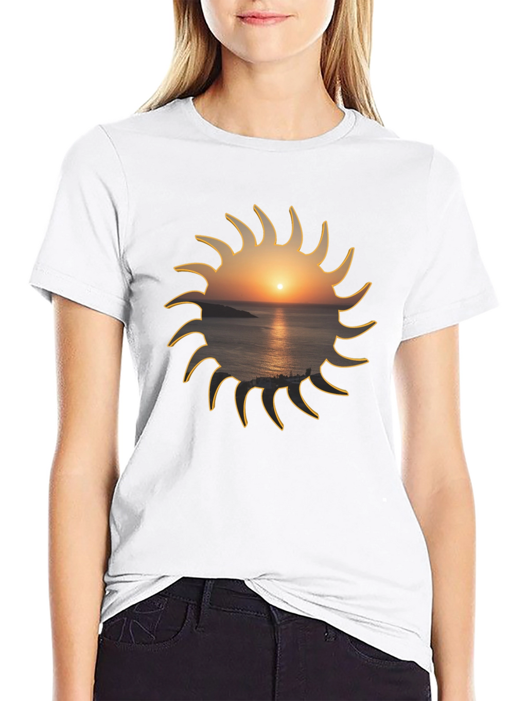 Sunset Horizon Graphic T-Shirt