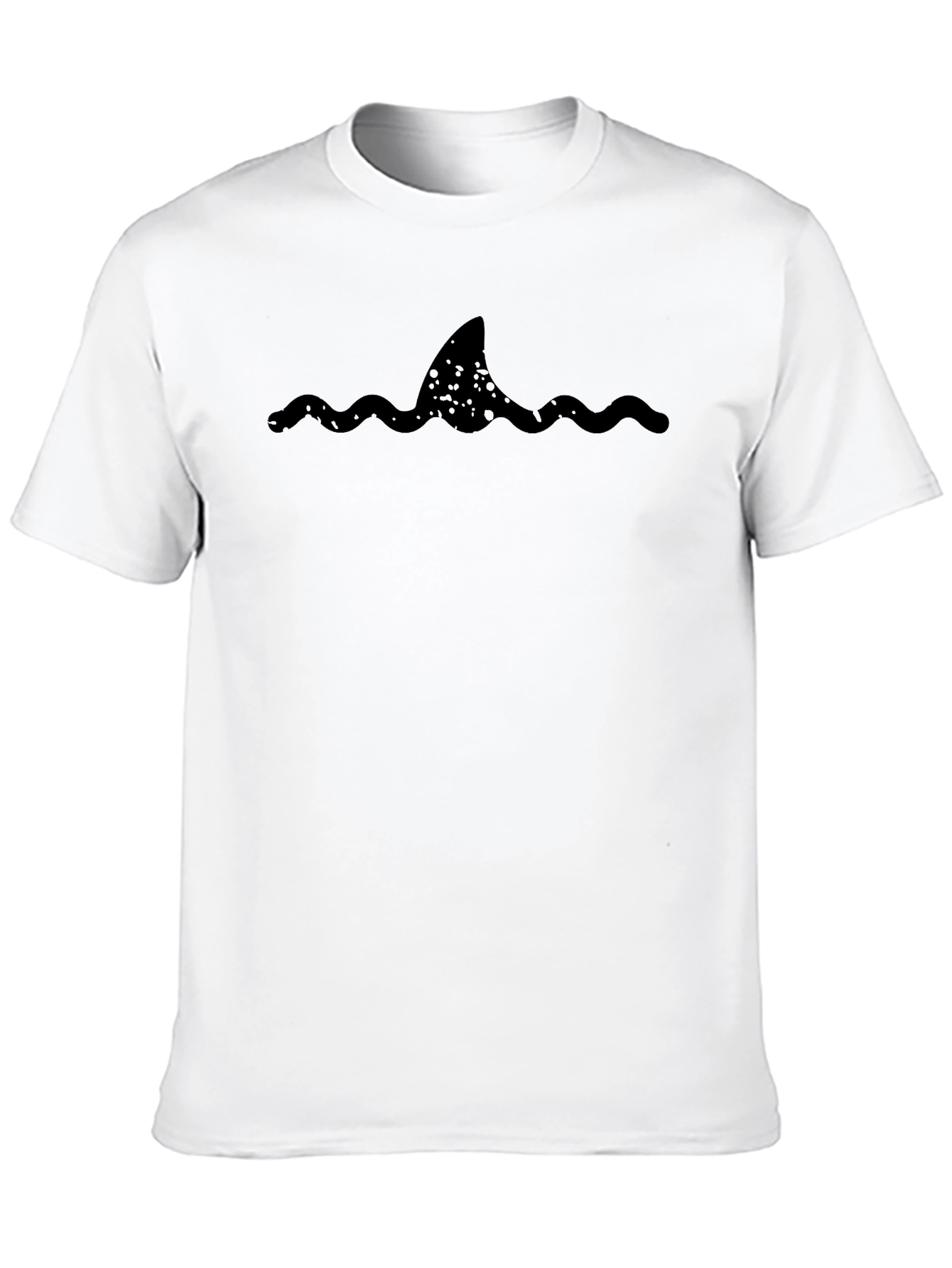 Shark Fin Tee - Minimalist Graphic T-Shirt