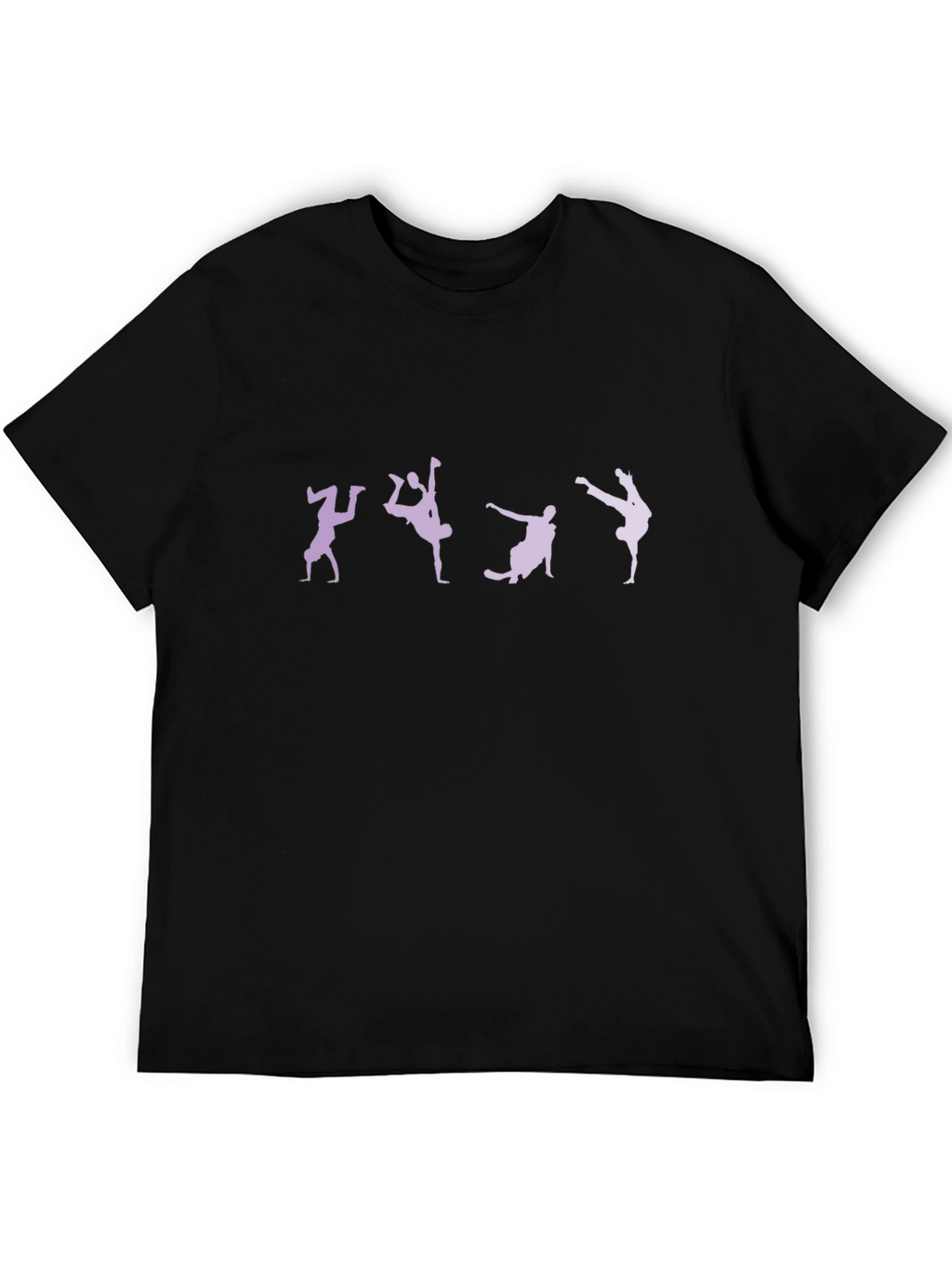 Cool Breakdance Graphic Tee - Black