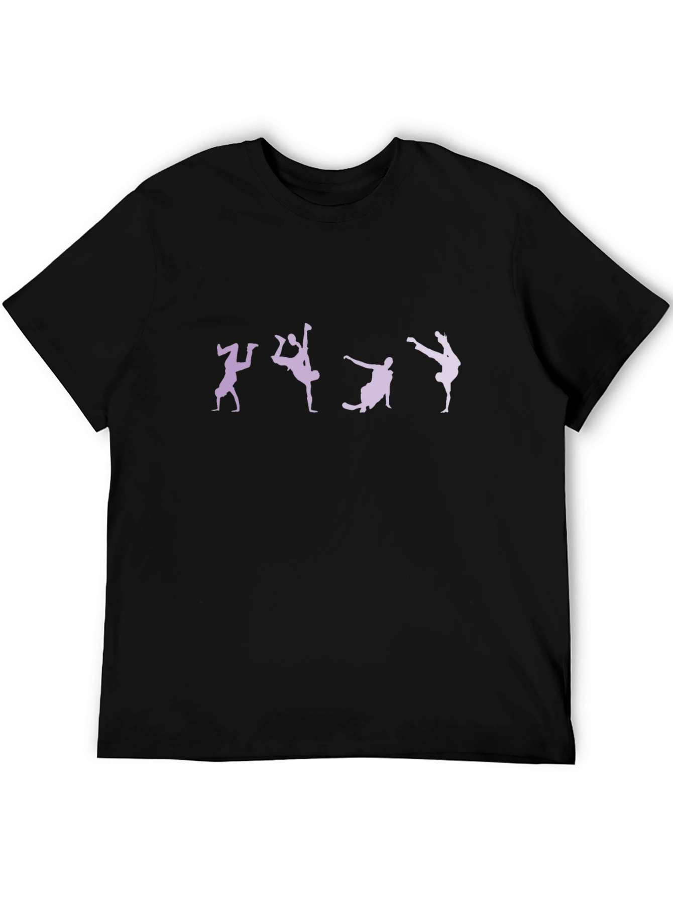 Cool Breakdance Graphic Tee - Black