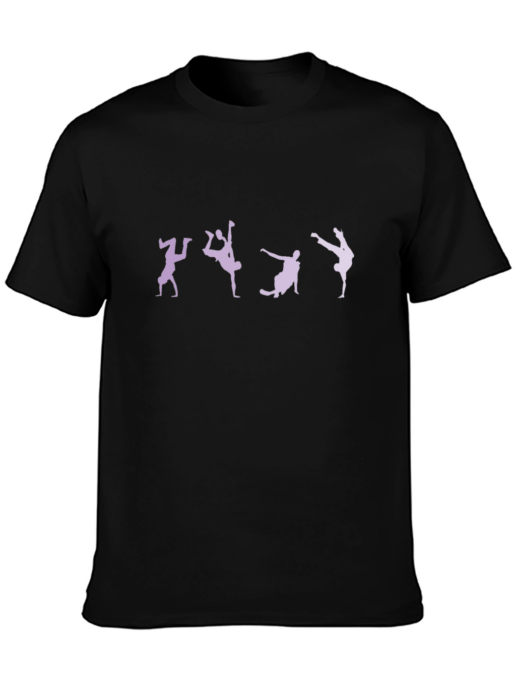Cool Breakdance Graphic Tee - Black