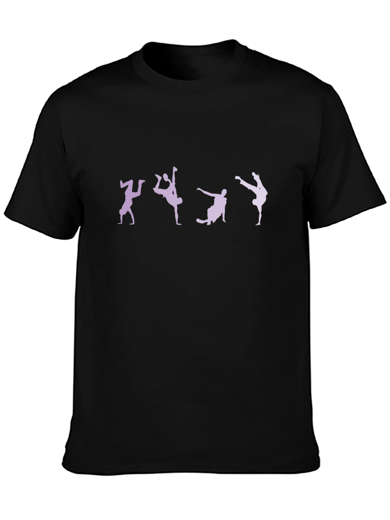 Cool Breakdance Graphic Tee - Black