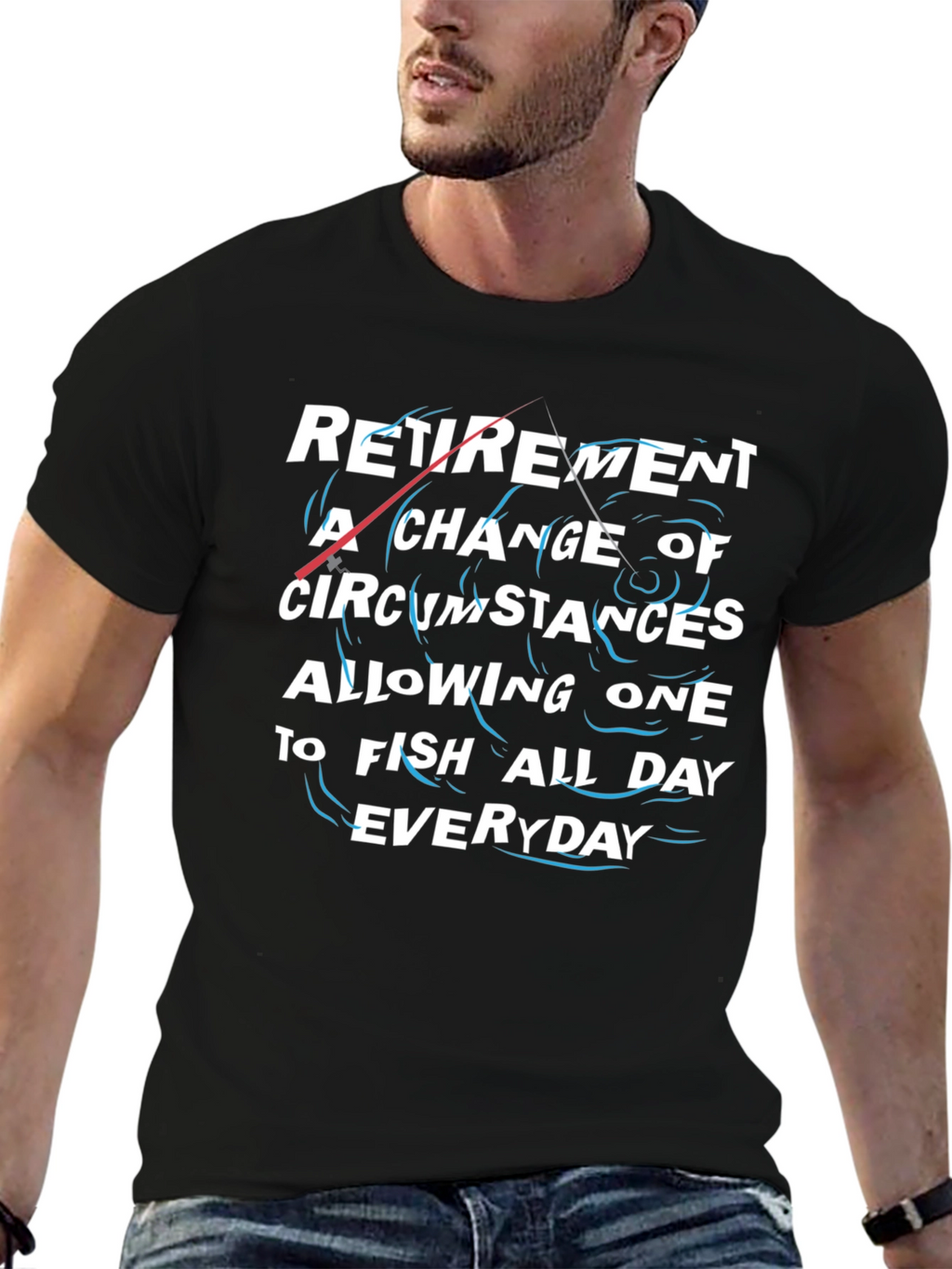 Retirement Fishing T-Shirt Funny Gift