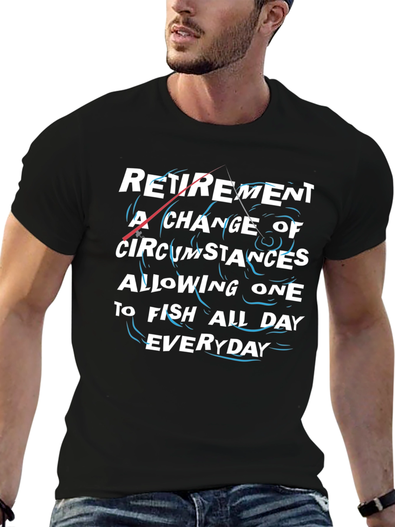 Retirement Fishing T-Shirt Funny Gift