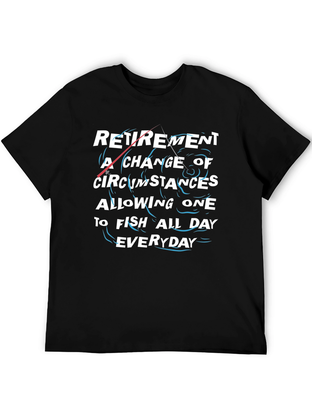 Retirement Fishing T-Shirt Funny Gift