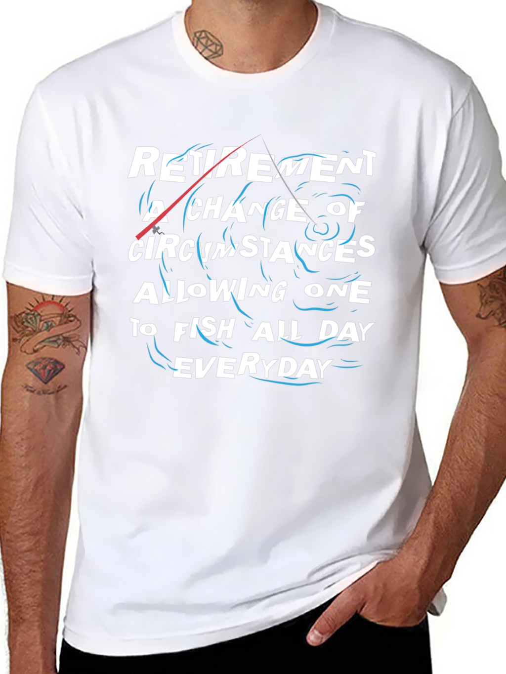 Retirement Fishing T-Shirt Funny Gift