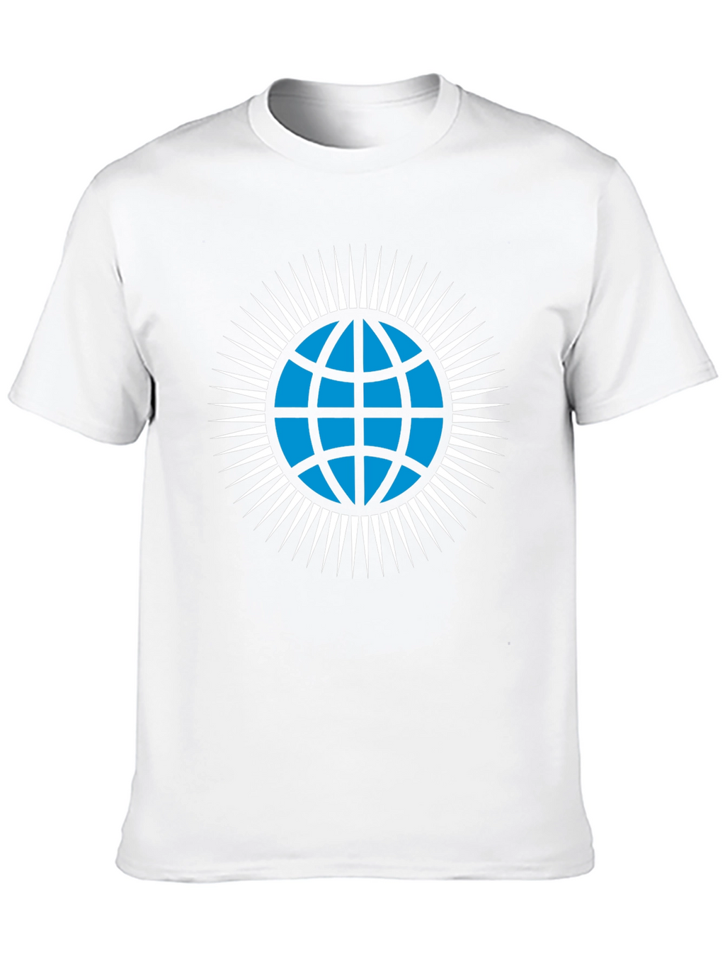 Globe Icon Graphic T-Shirt - Modern Style