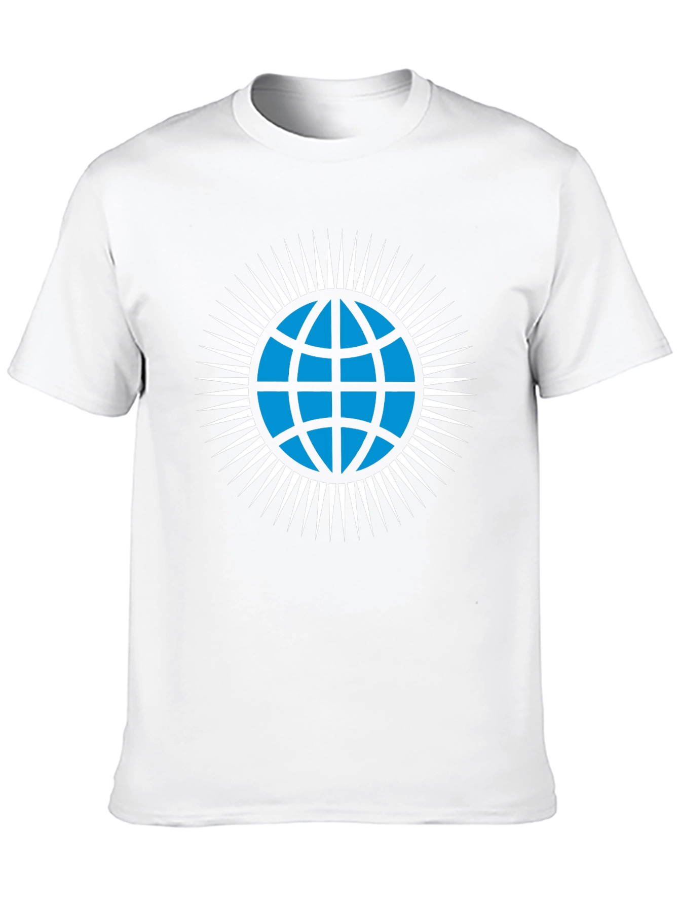 Globe Icon Graphic T-Shirt - Modern Style