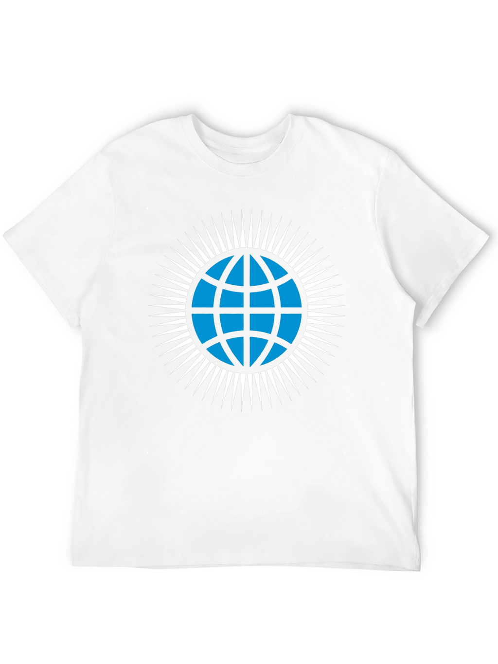 Globe Icon Graphic T-Shirt - Modern Style