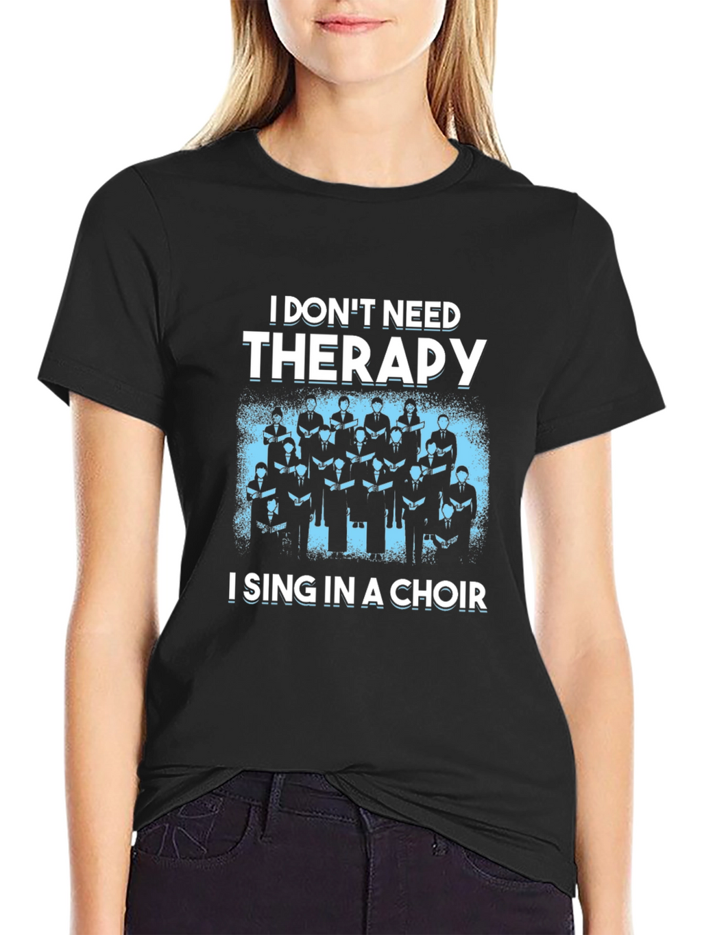 Choir Singing T-Shirt - Therapy Alternative Tee