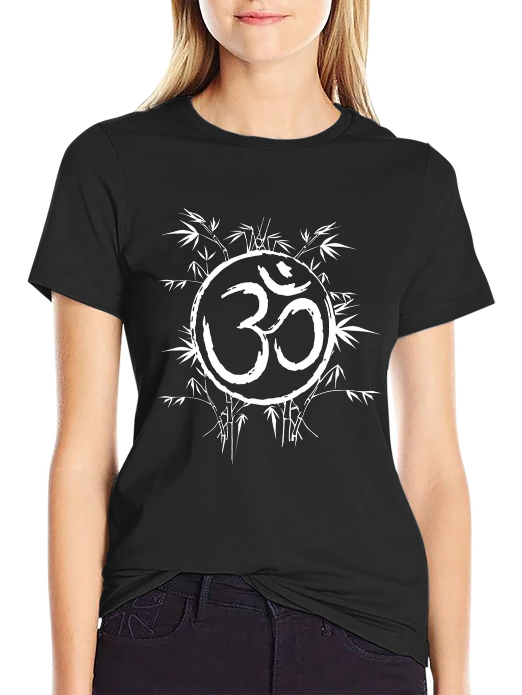 Om Symbol Bamboo T-Shirt - Spiritual Graphic Tee