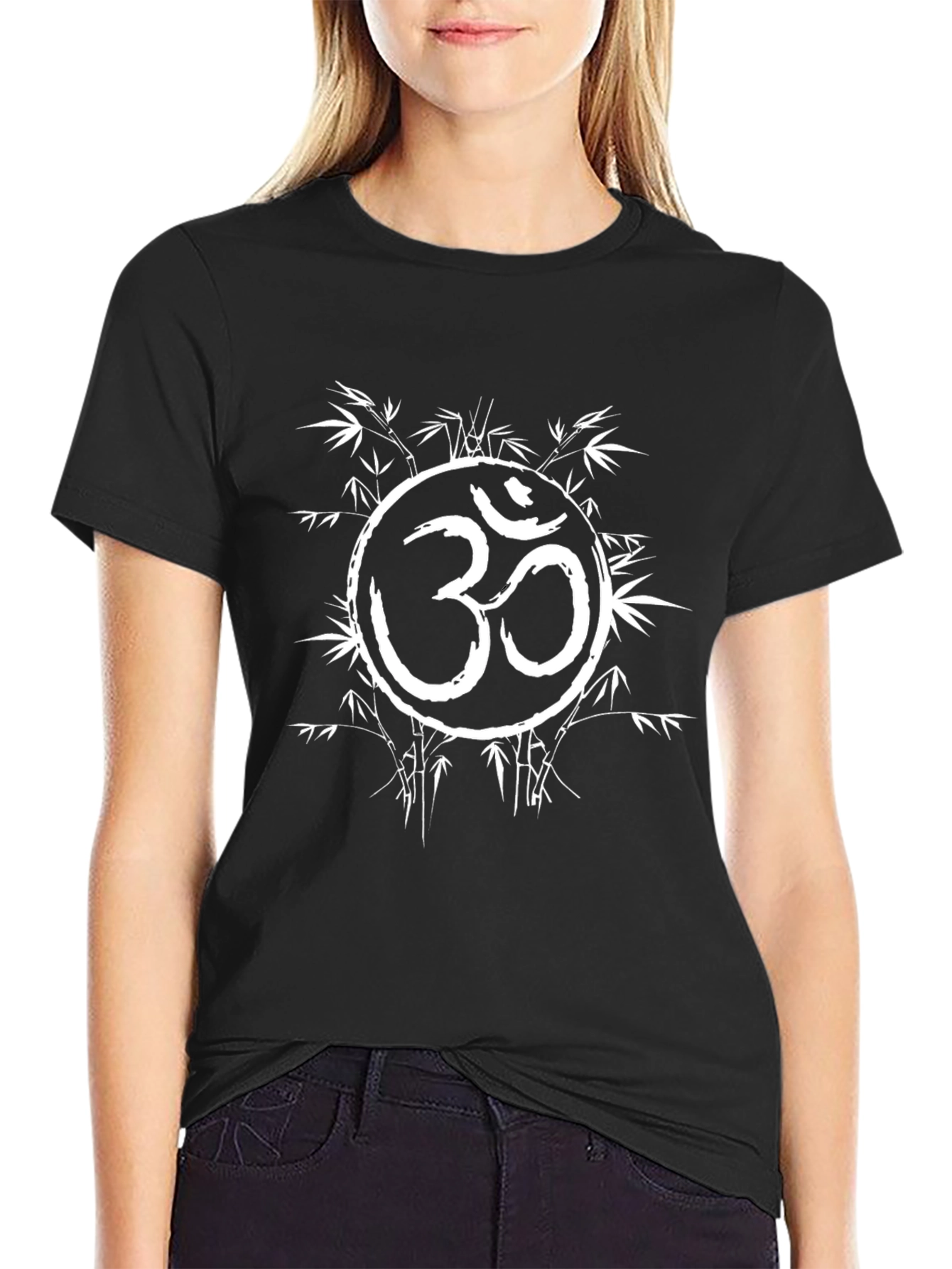 Om Symbol Bamboo T-Shirt - Spiritual Graphic Tee