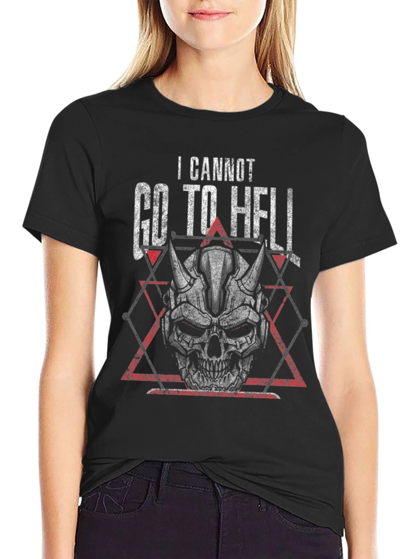 I Cannot Go To Hell Skull T-Shirt