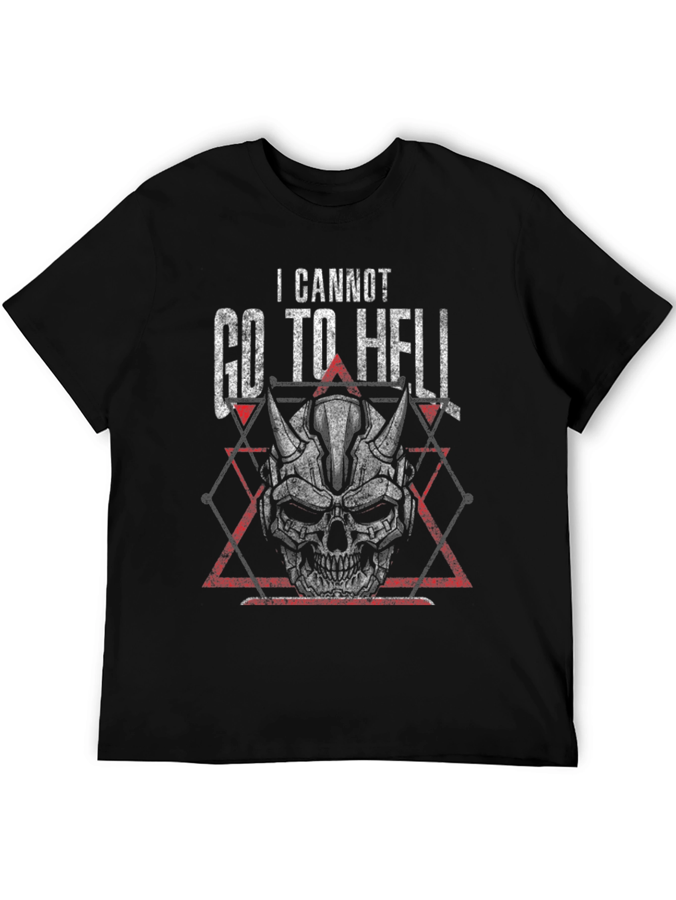 I Cannot Go To Hell Skull T-Shirt