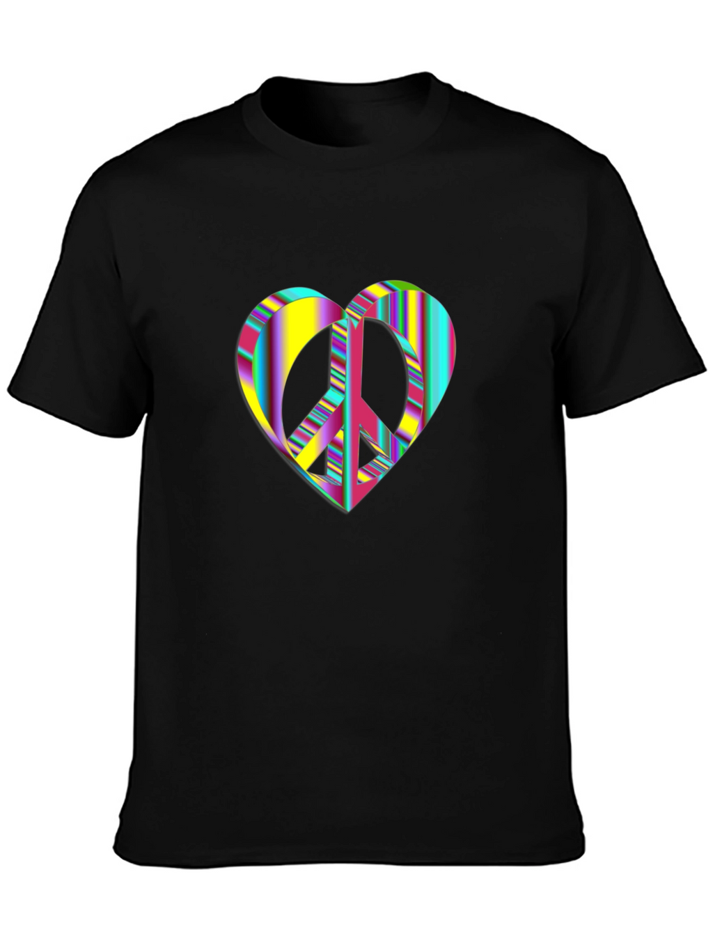 Peace Heart Graphic T-Shirt
