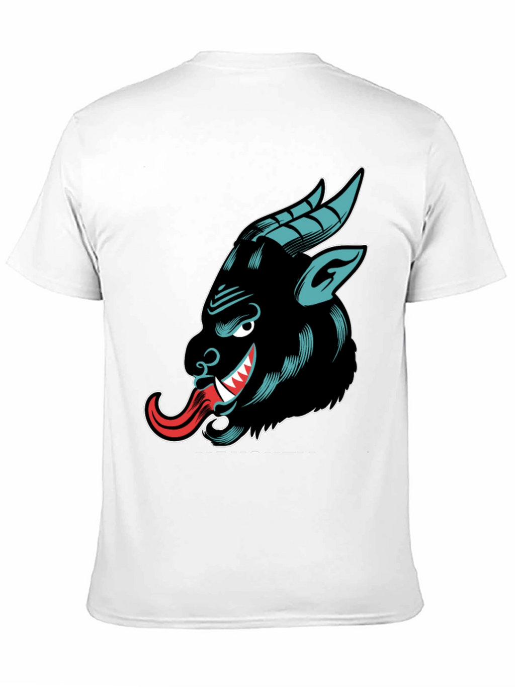 Krampus Graphic Tee - Black Cotton T-Shirt