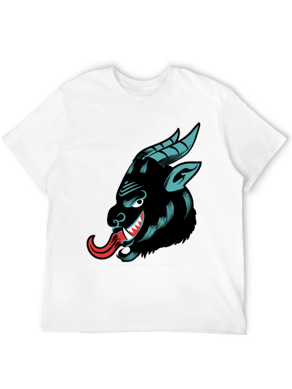 Krampus Graphic Tee - Black Cotton T-Shirt